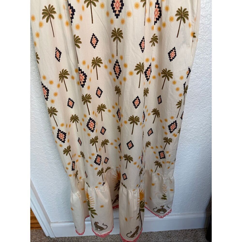 Never Fully Dressed Running Wild Midi Dress in Cotton White Size L - Picture 7 of 12